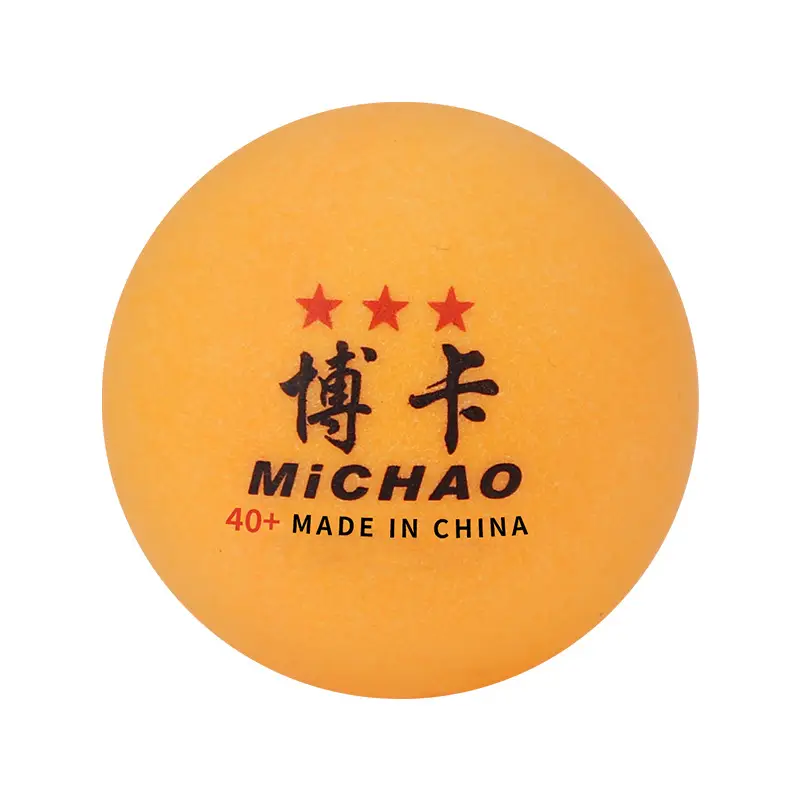 Table Tennis Three-Star Training Ball, High Elasticity, Durable, New Material Abs, Yellow and White, Outdoor Ping Pong Ball
