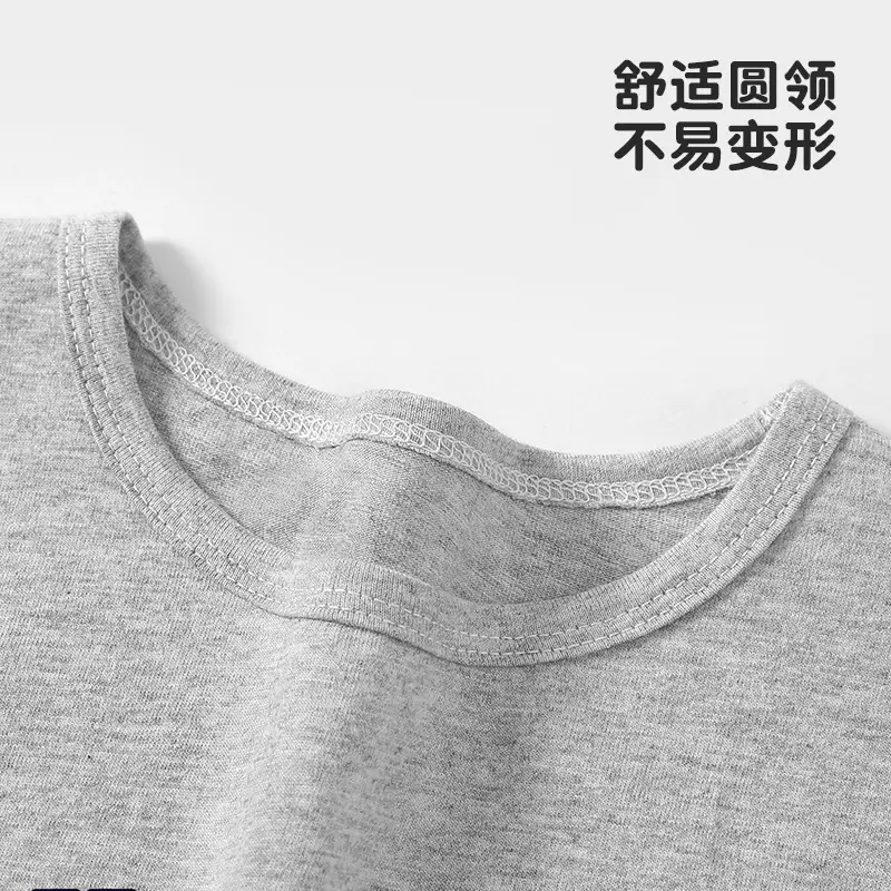 Jingqi Kids' Long Sleeve Cartoon T-Shirt Black - Image 11