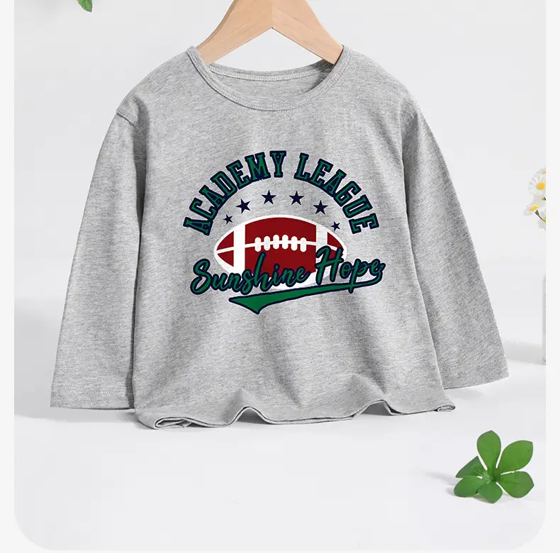 Jingqi Kids' Long Sleeve Cartoon T-Shirt Black — feature 2