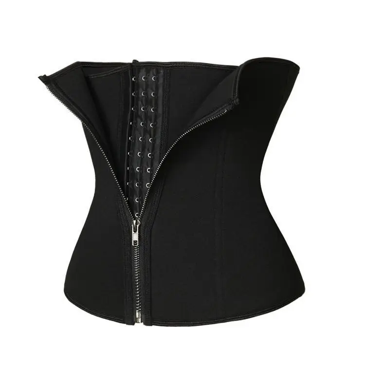 Black Zipper Waist Shapewear Belt for Men