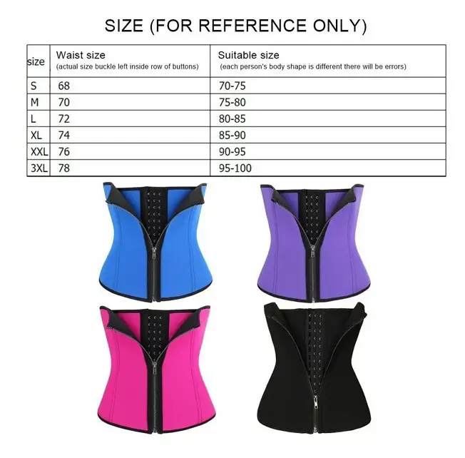 Black Zipper Waist Shapewear Belt for Men — feature 1
