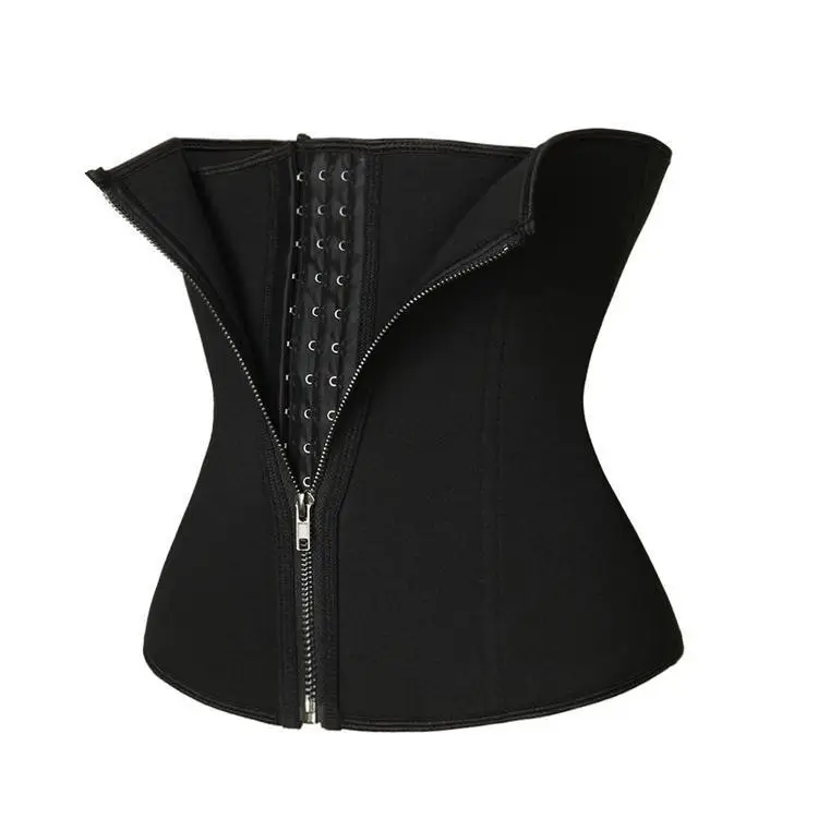 Black Zipper Waist Shapewear Belt for Men — feature 9