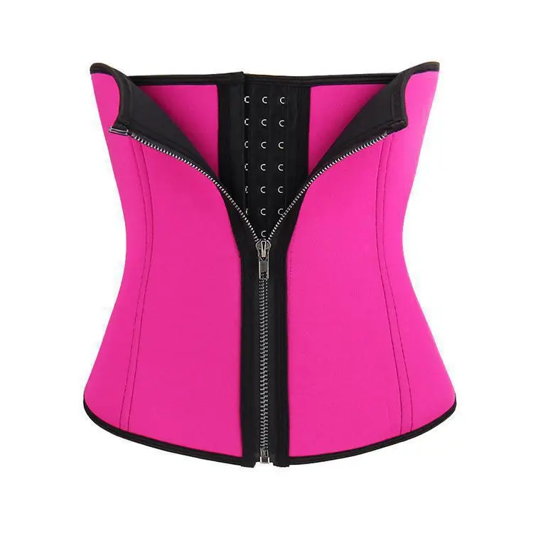 Black Zipper Waist Shapewear Belt for Men
