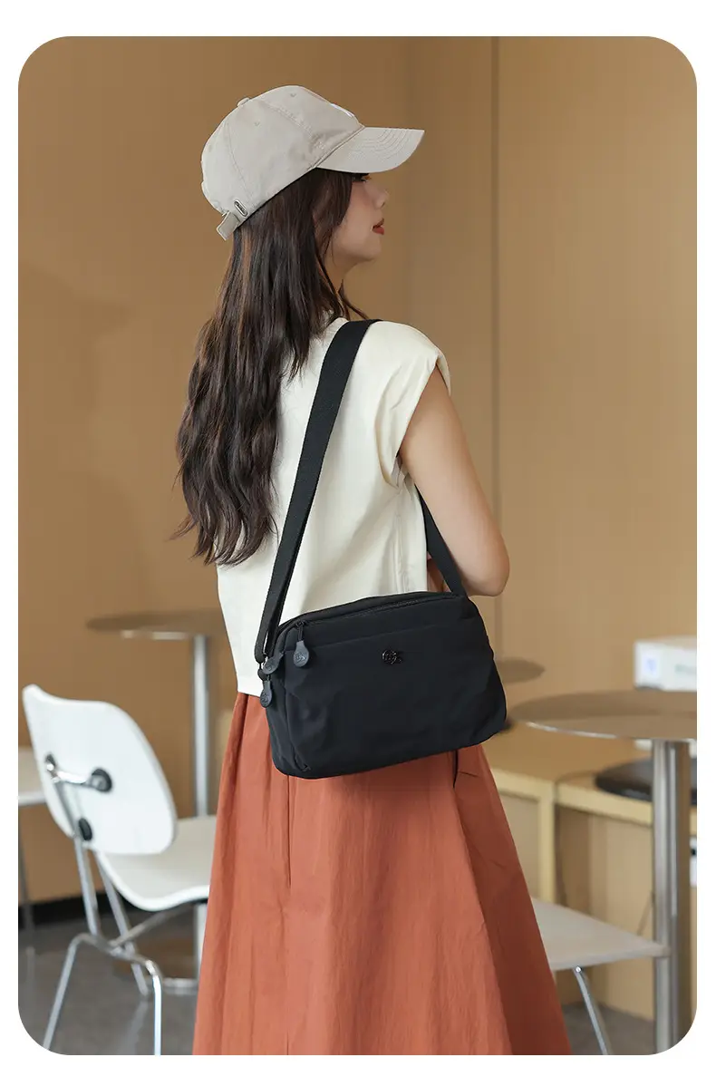 Women's Lightweight Square Crossbody Bag Multi Layer Portable — feature 19