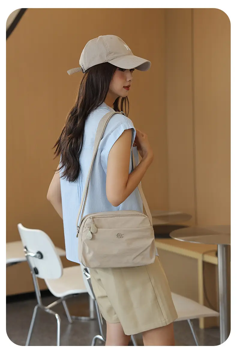 Women's Lightweight Square Crossbody Bag Multi Layer Portable — feature 25