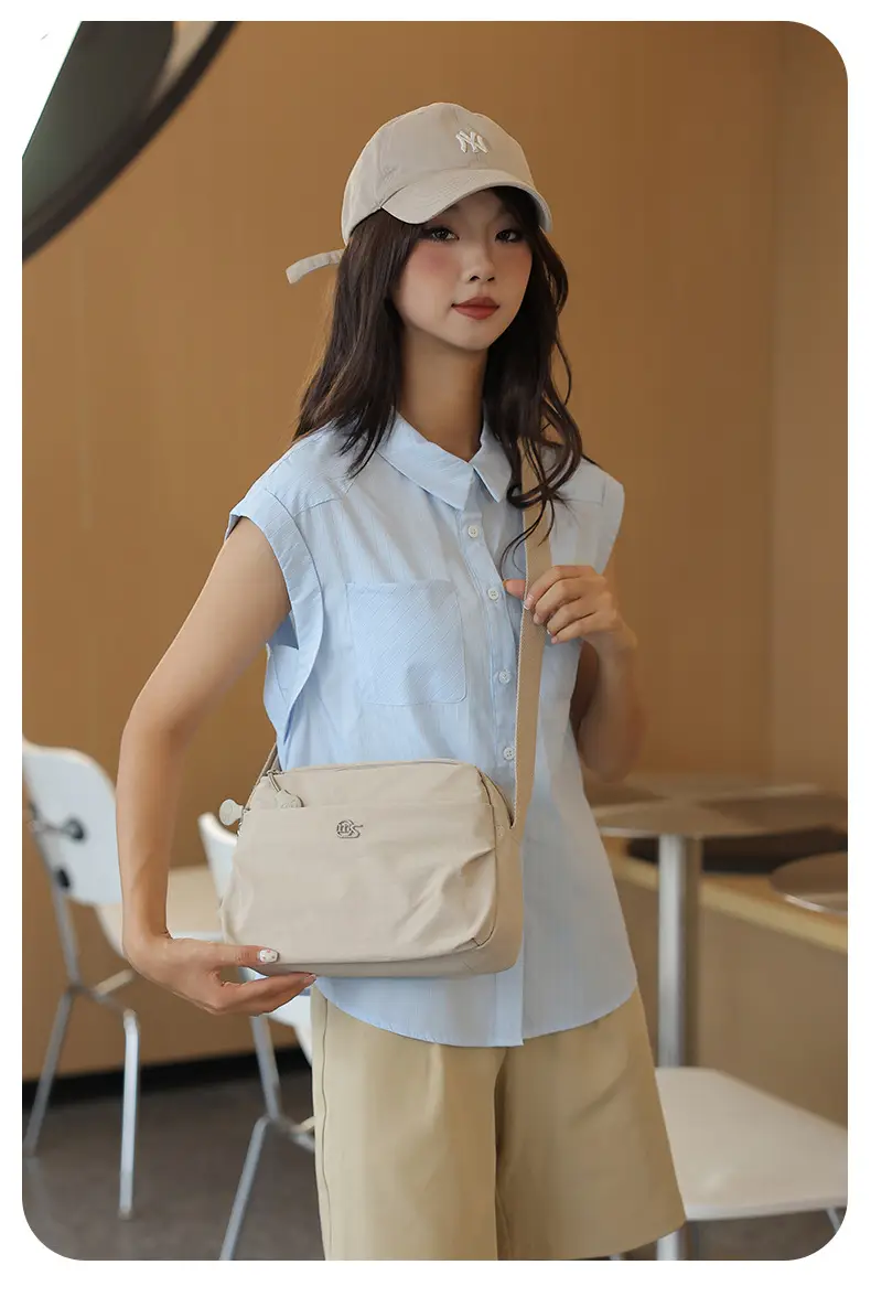 Women's Lightweight Square Crossbody Bag Multi Layer Portable — feature 26