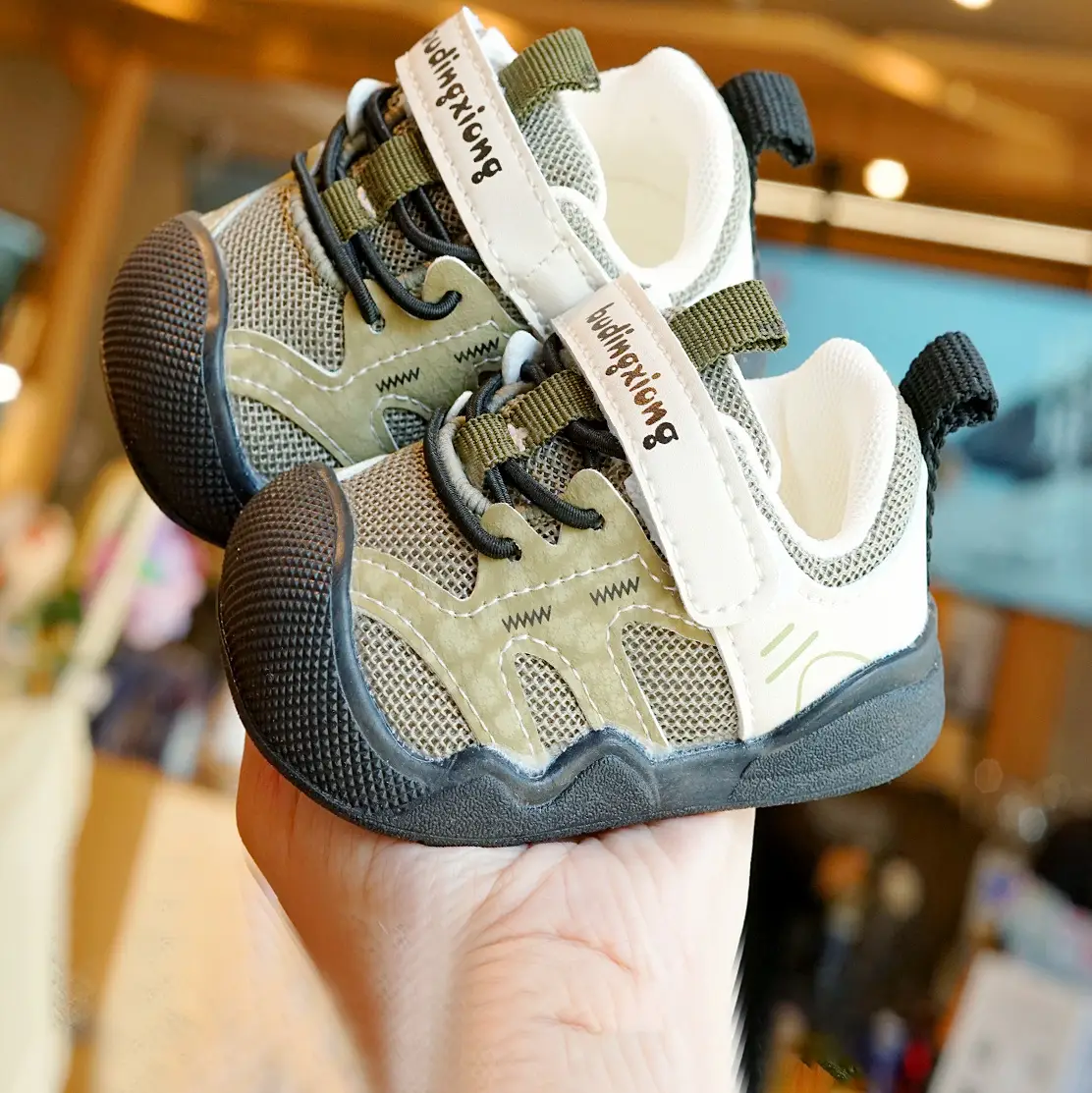 Toddler Shoes White Soft Sole Non-Slip 1-2Yrs