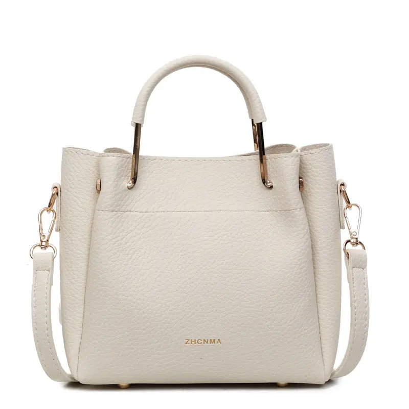 Women Retro Brown Bucket Bag Large Capacity Commuter Crossbody luggage and leather goods - Image 9