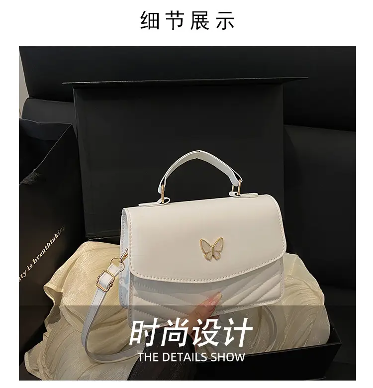 Women's Retro Casual Butterfly Shoulder Bag Brown — feature 3