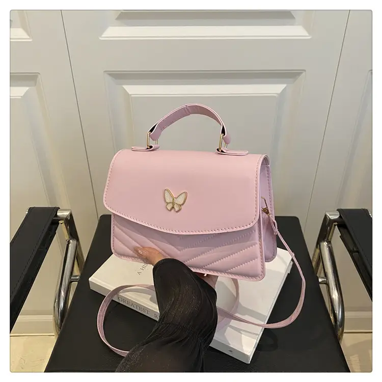 Women's Retro Casual Butterfly Shoulder Bag Brown — feature 32
