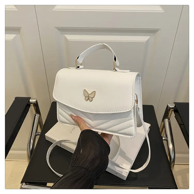 Women's Retro Casual Butterfly Shoulder Bag Brown — feature 34