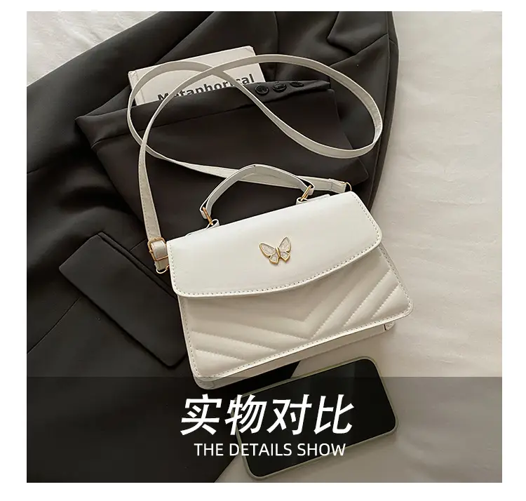 Women's Retro Casual Butterfly Shoulder Bag Brown — feature 8