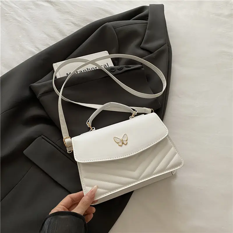 Women's Retro Casual Butterfly Shoulder Bag Brown - Image 2