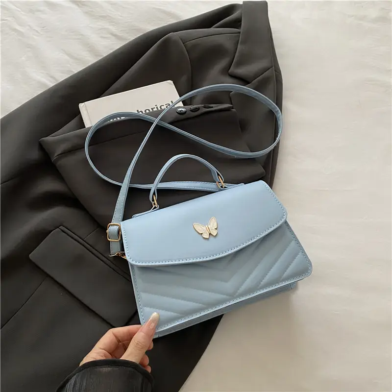 Women's Retro Casual Butterfly Shoulder Bag Brown - Image 4