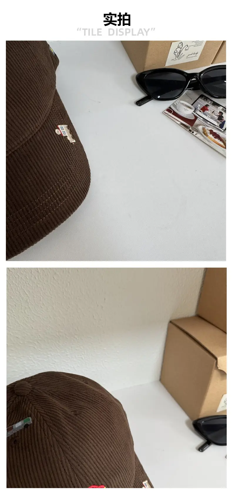 Japanese Retro Taxi Cap Women Black Brown 2025 — feature 4