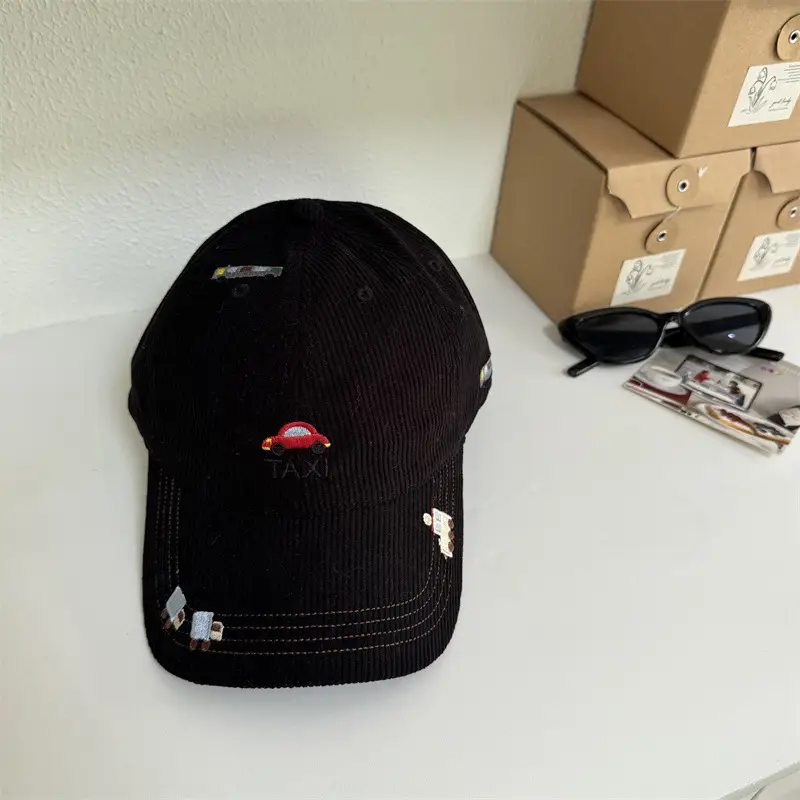 Japanese Retro Taxi Cap Women Black Brown 2025 - Image 2