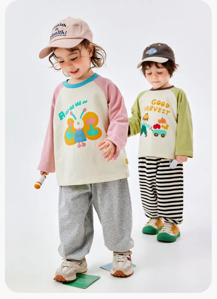 Dudu Home Cartoon T-Shirt for Boys Spring Base Layer — feature 23