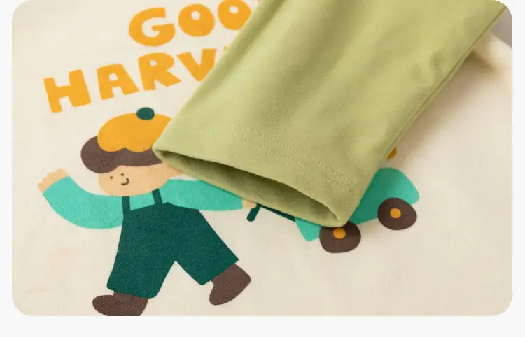 Dudu Home Cartoon T-Shirt for Boys Spring Base Layer — feature 26
