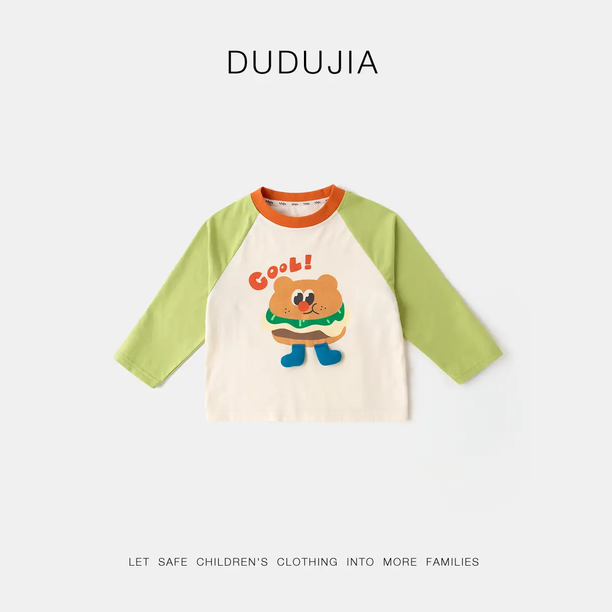 Dudu Home Cartoon T-Shirt for Boys Spring Base Layer - Image 10