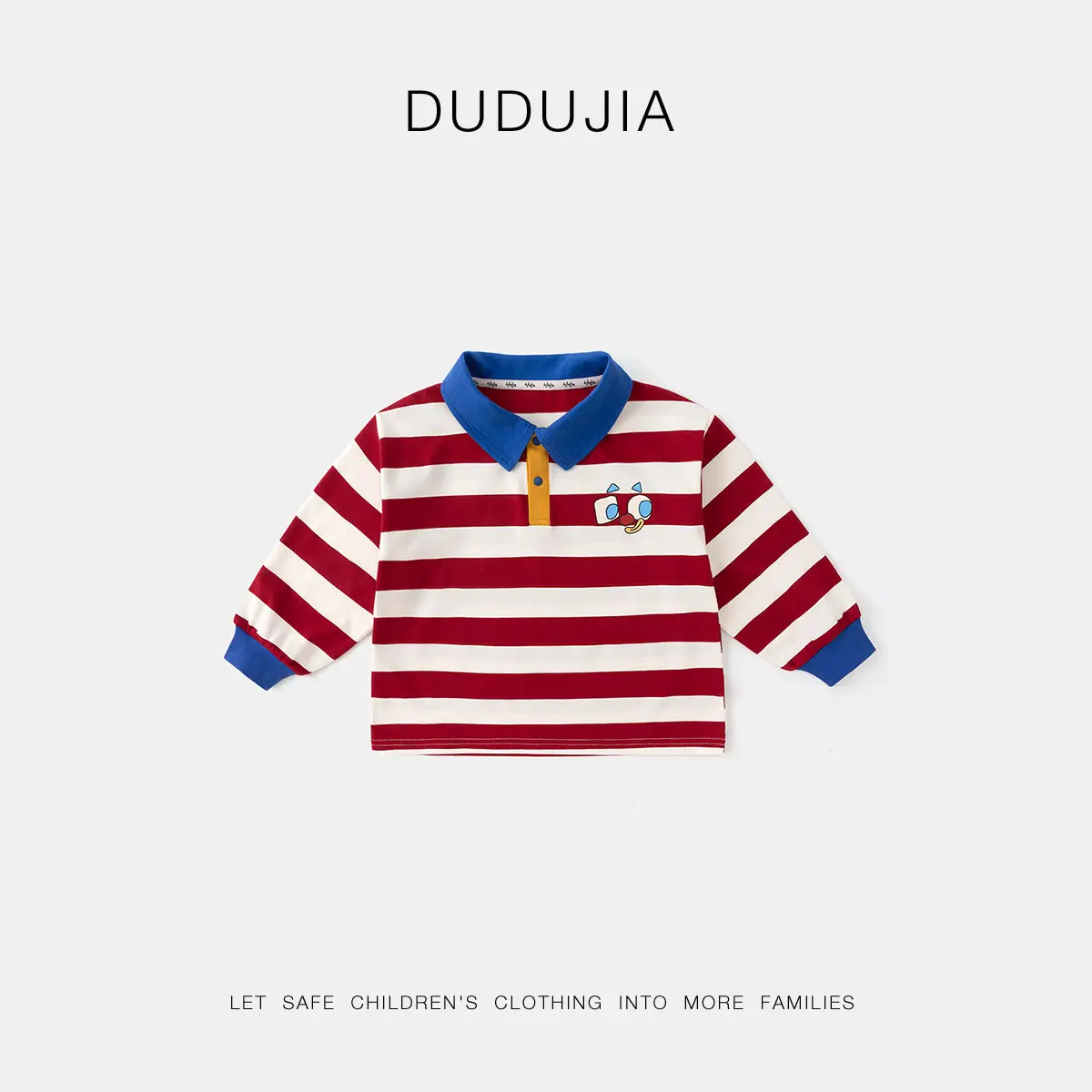 Dudu Home Cartoon T-Shirt for Boys Spring Base Layer - Image 22