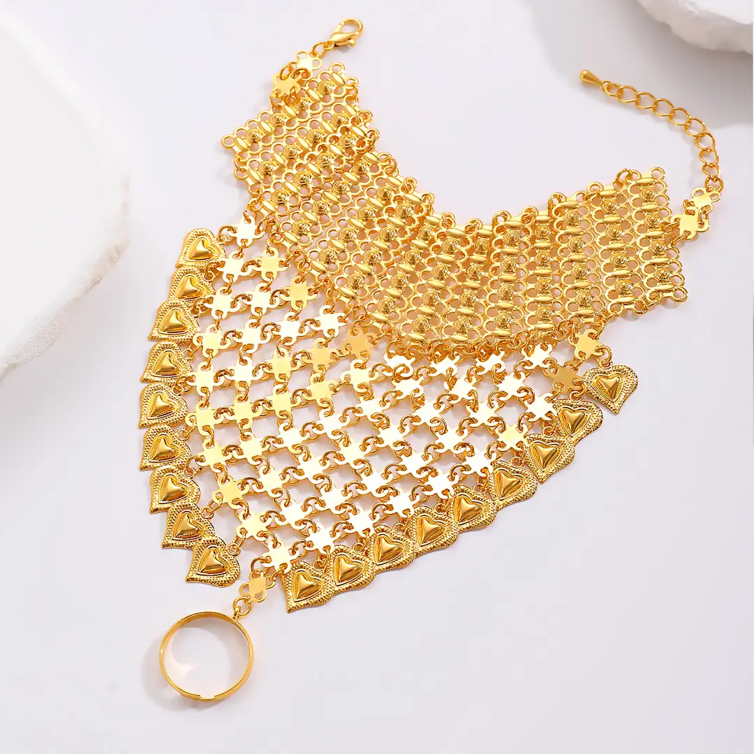 Fashion Retro Middle Eastern Arabian Style Mittens Bracelet — feature 11