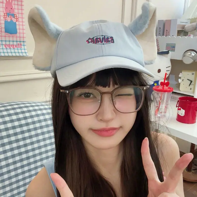 Women Reversible Baseball Cap with Rabbit & Dumbo Design - Image 4