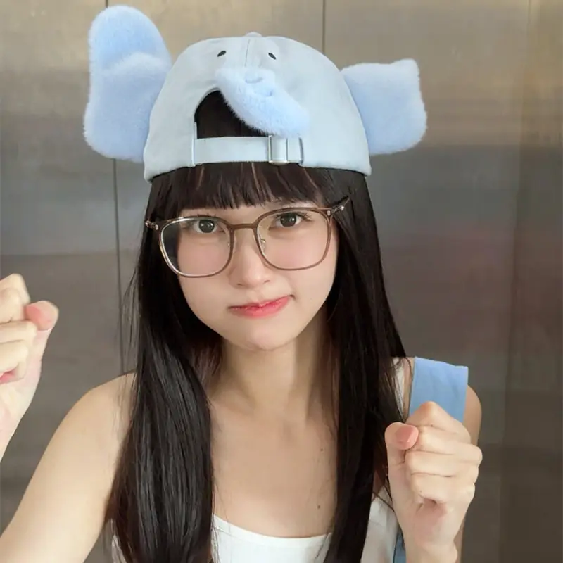 Women Reversible Baseball Cap with Rabbit & Dumbo Design - Image 5