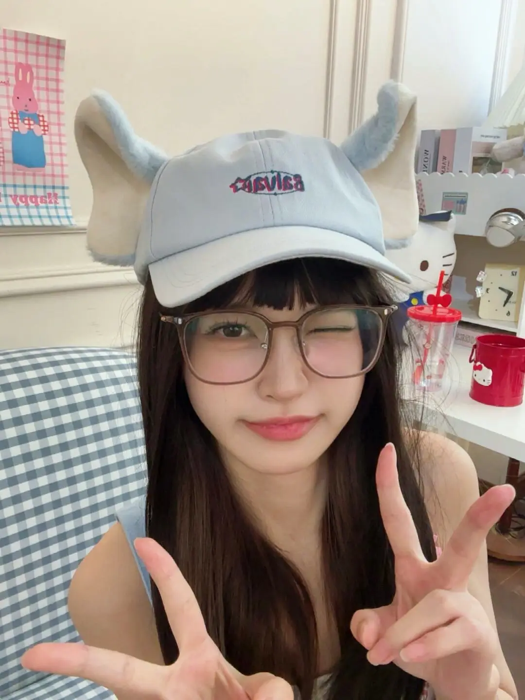Women Reversible Baseball Cap with Rabbit & Dumbo Design — feature 11