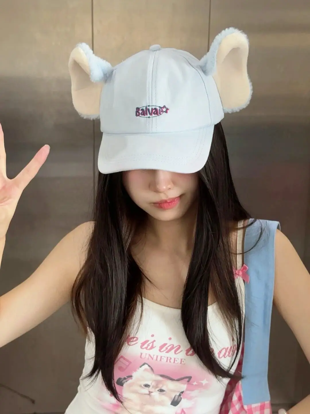 Women Reversible Baseball Cap with Rabbit & Dumbo Design — feature 13