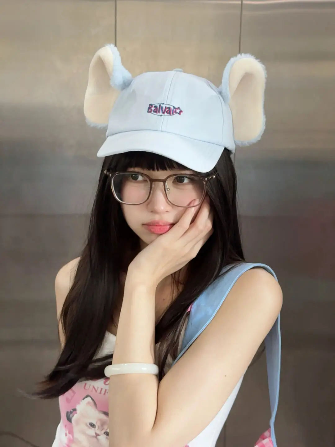 Women Reversible Baseball Cap with Rabbit & Dumbo Design — feature 15