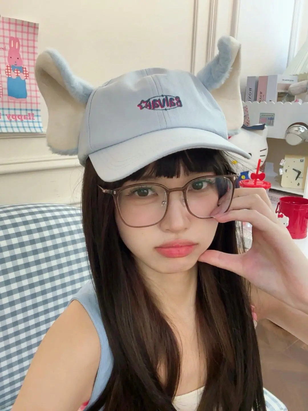 Women Reversible Baseball Cap with Rabbit & Dumbo Design — feature 7