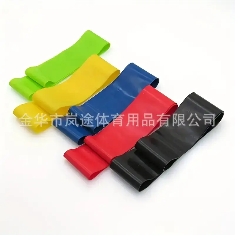 Tpe Elastic Band Yoga Resistance Band Home Fitness Training Sports Resistance Band Hip Pull Ring Cross-Border Beautiful Buttocks