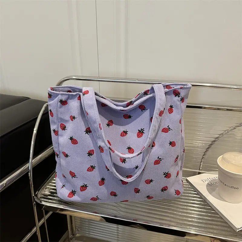 Women Printed Ladybug Tote Bag Large Capacity Casual Shoulder Bag - Image 6