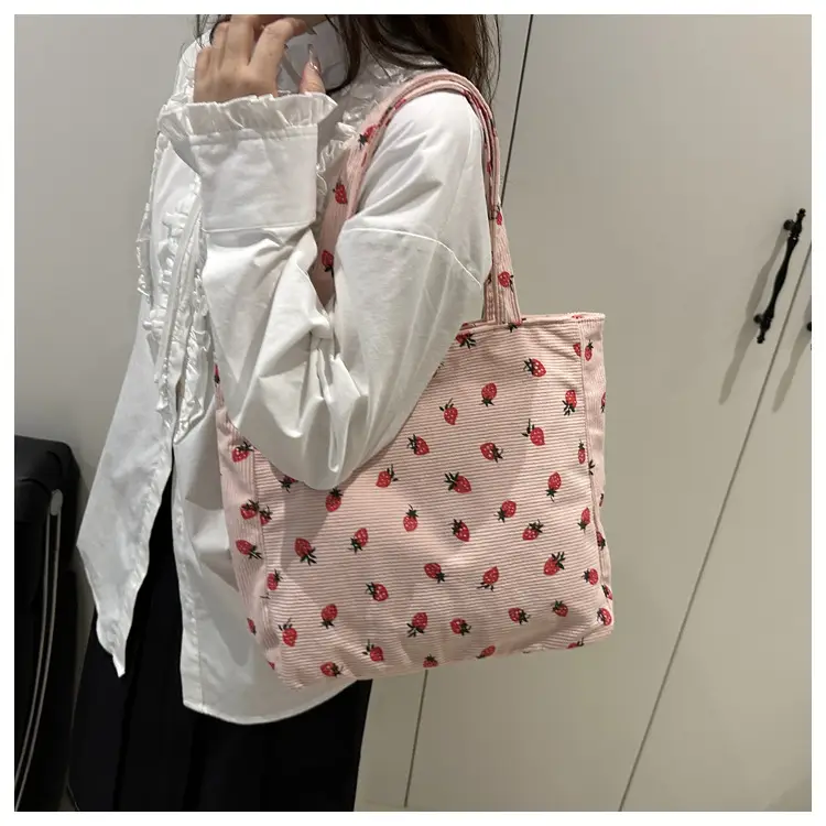 Women Printed Ladybug Tote Bag Large Capacity Casual Shoulder Bag — feature 11