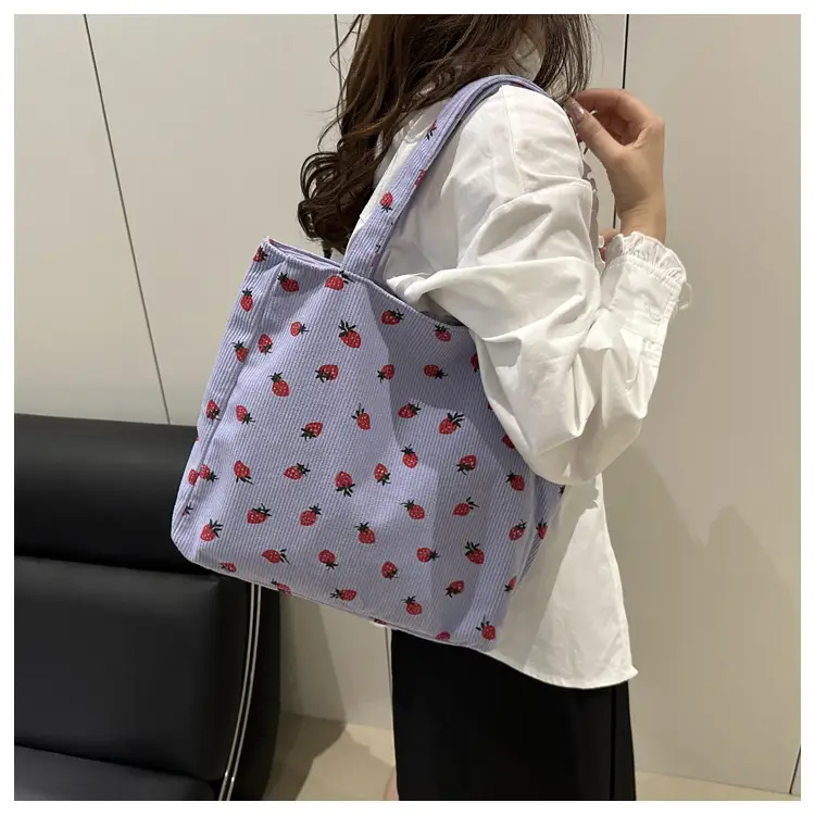 Women Printed Ladybug Tote Bag Large Capacity Casual Shoulder Bag — feature 12