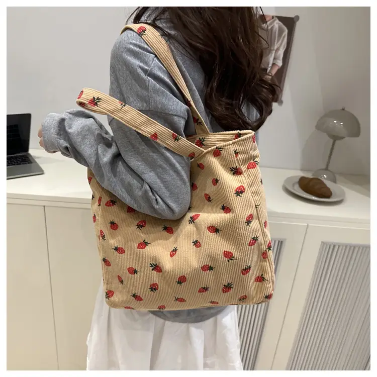Women Printed Ladybug Tote Bag Large Capacity Casual Shoulder Bag — feature 15