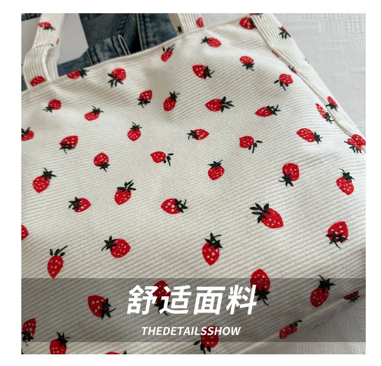 Women Printed Ladybug Tote Bag Large Capacity Casual Shoulder Bag — feature 5