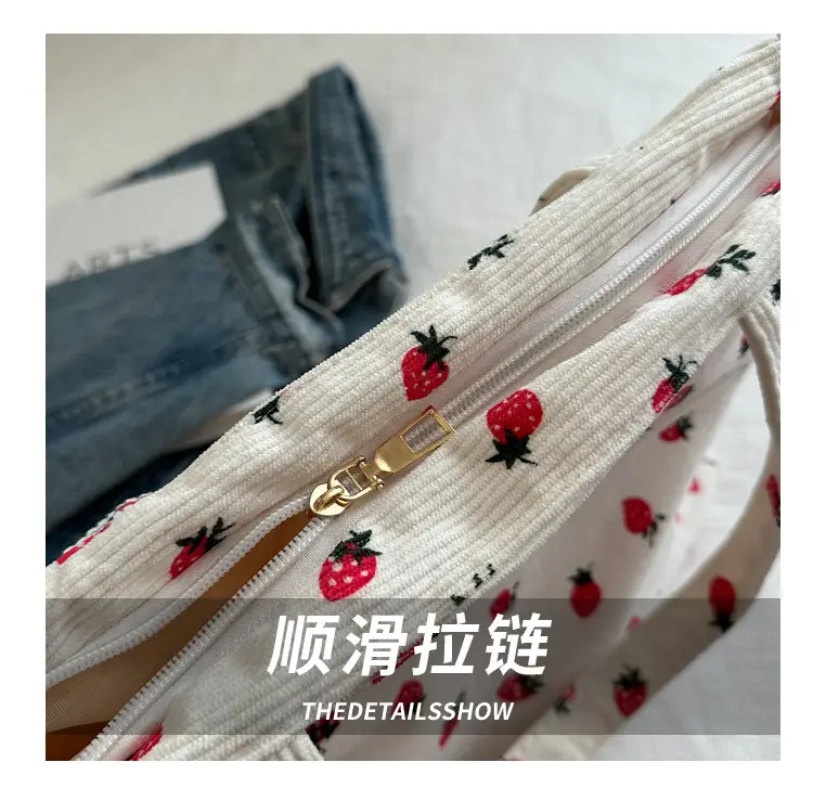 Women Printed Ladybug Tote Bag Large Capacity Casual Shoulder Bag — feature 6