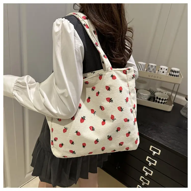 Women Printed Ladybug Tote Bag Large Capacity Casual Shoulder Bag — feature 9