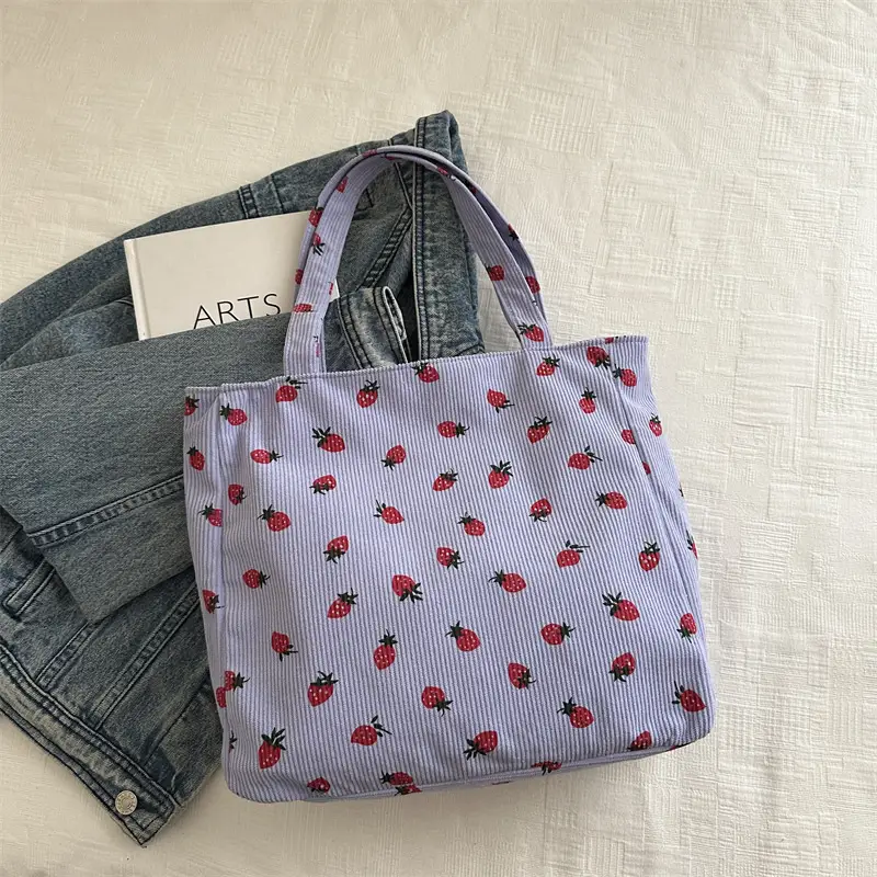 Women Printed Ladybug Tote Bag Large Capacity Casual Shoulder Bag - Image 3