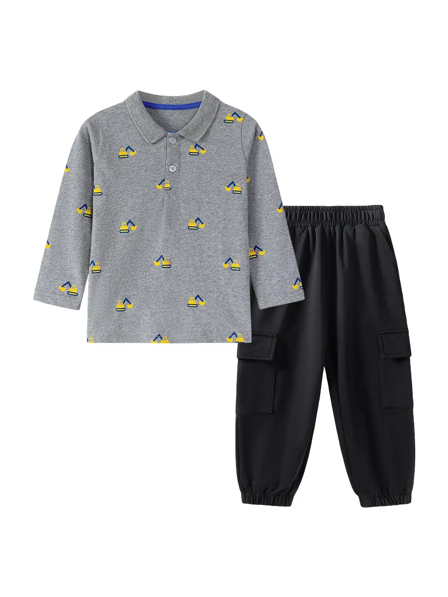 Black Long-Sleeved Boys T-Shirt European Style - Image 7