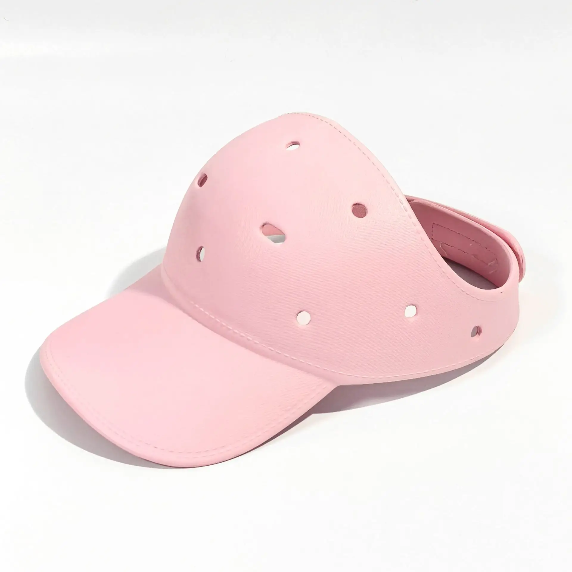 Black Adjustable Sun Hat for Girls Large - Image 5