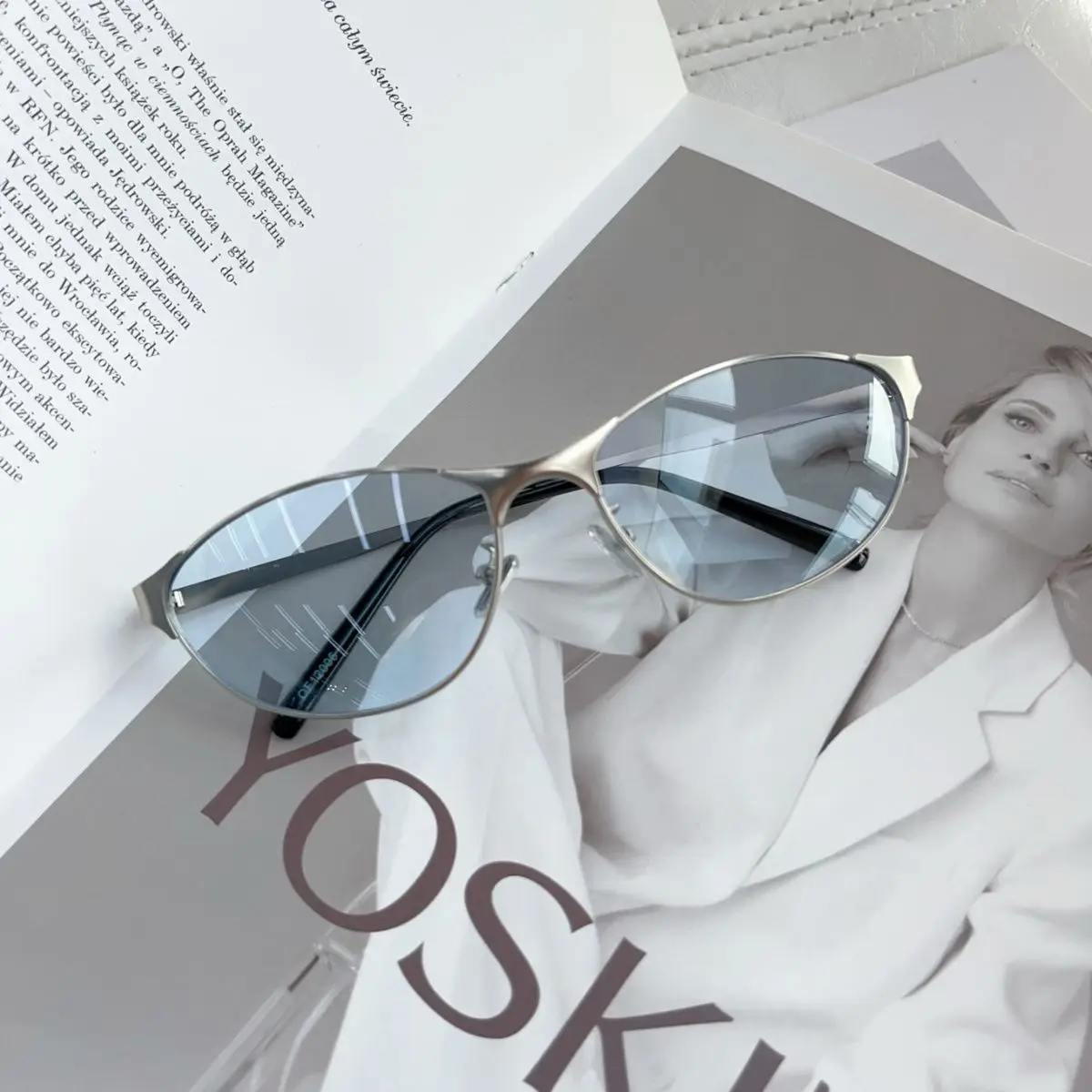 Cat-Eye Sunglasses UV Protection High-End Face Slimming - Image 4