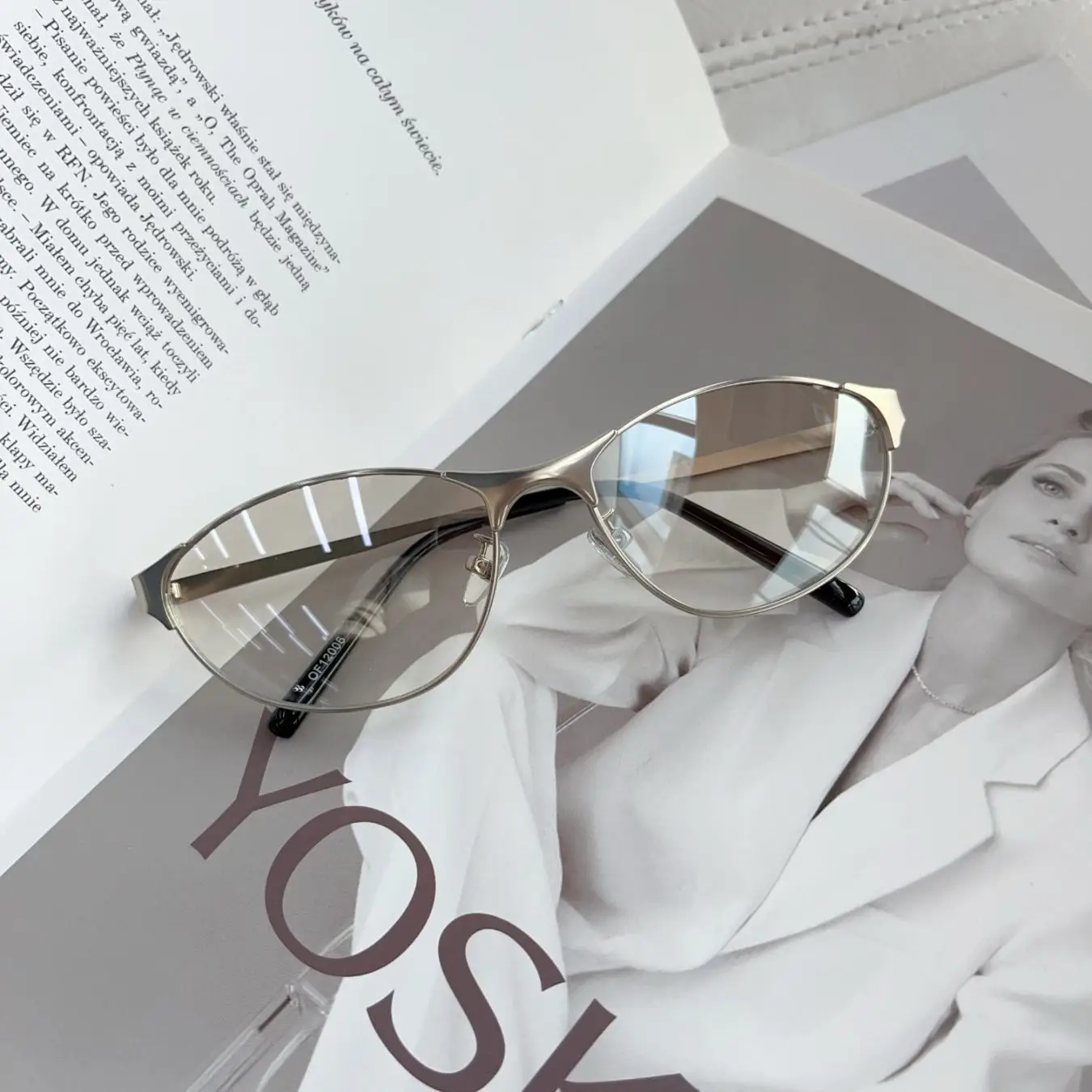 Cat-Eye Sunglasses UV Protection High-End Face Slimming - Image 5