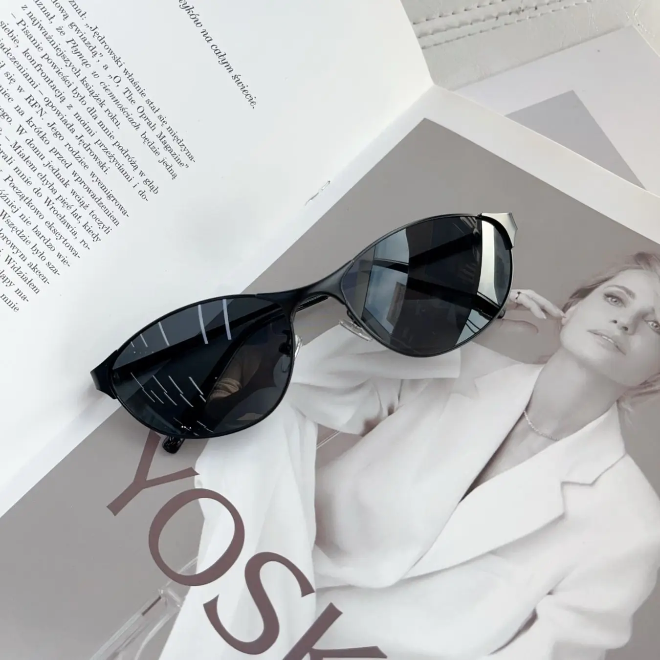 Cat-Eye Sunglasses UV Protection High-End Face Slimming - Image 7