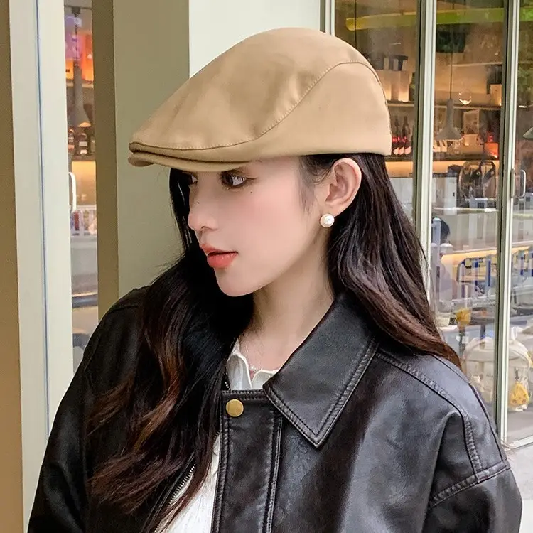Women's Duckbill Beret Cap 2025 British Retro Casual Wear
