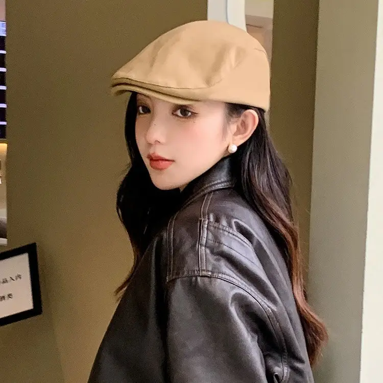 Women's Duckbill Beret Cap 2025 British Retro Casual Wear