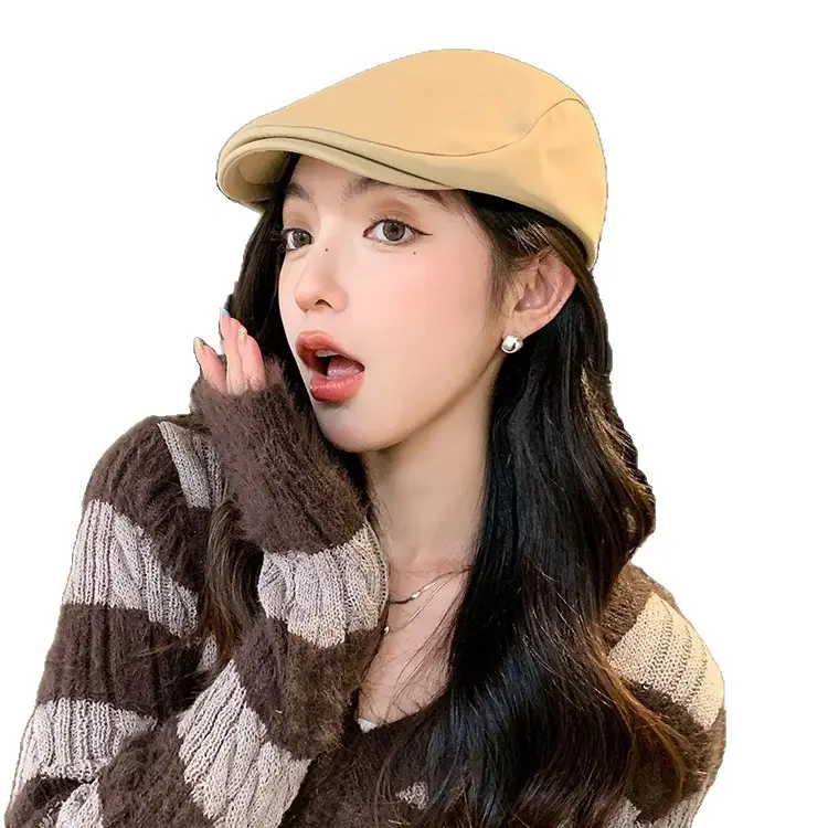 Women's Duckbill Beret Cap 2025 British Retro Casual Wear