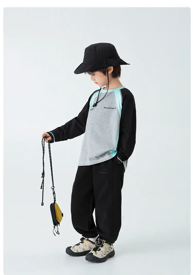 Haima Boys Raglan Sleeve T-Shirt Spring Outfit — feature 10