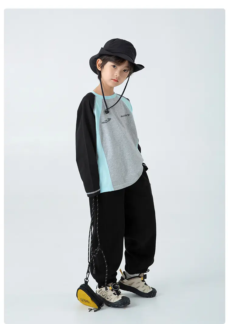 Haima Boys Raglan Sleeve T-Shirt Spring Outfit — feature 11